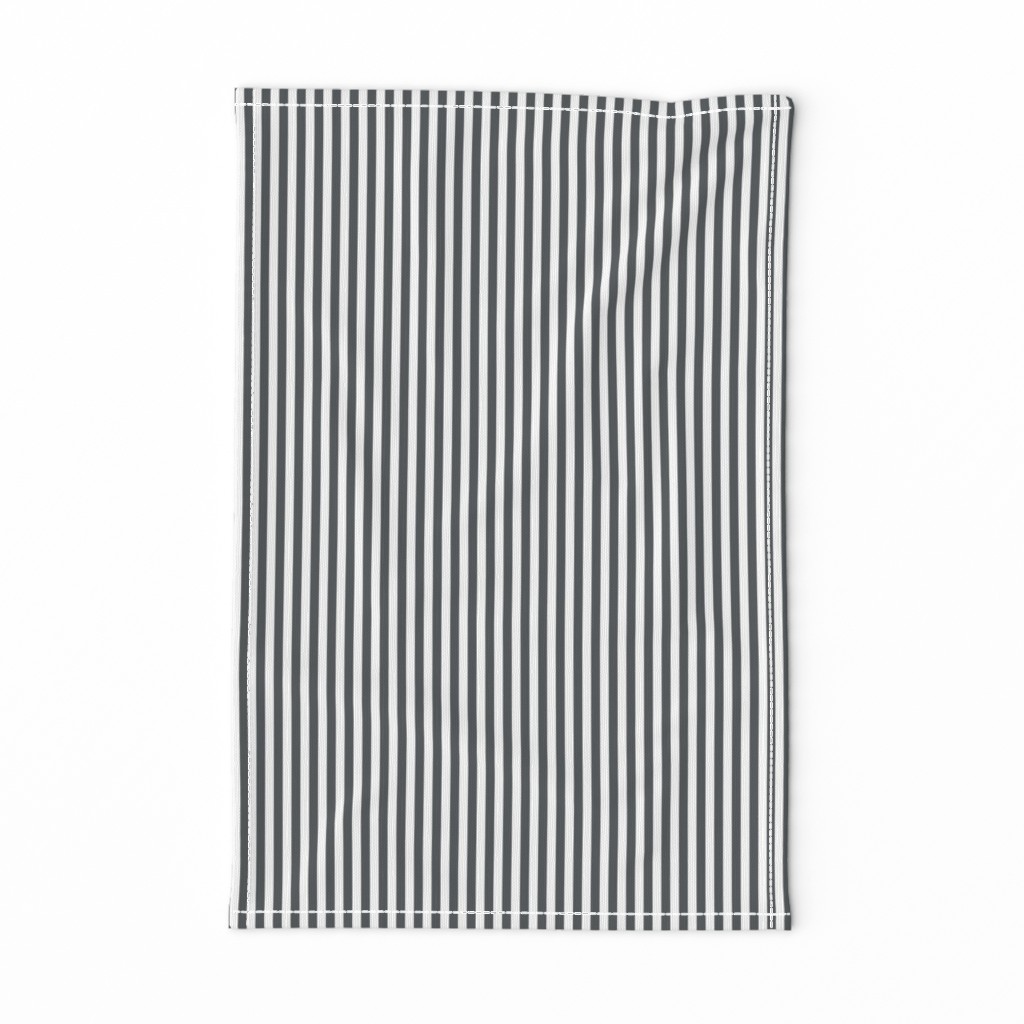 Stripes Vertical Charcoal Gray