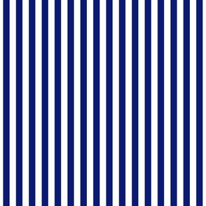 Stripes Vertical Deep Blue
