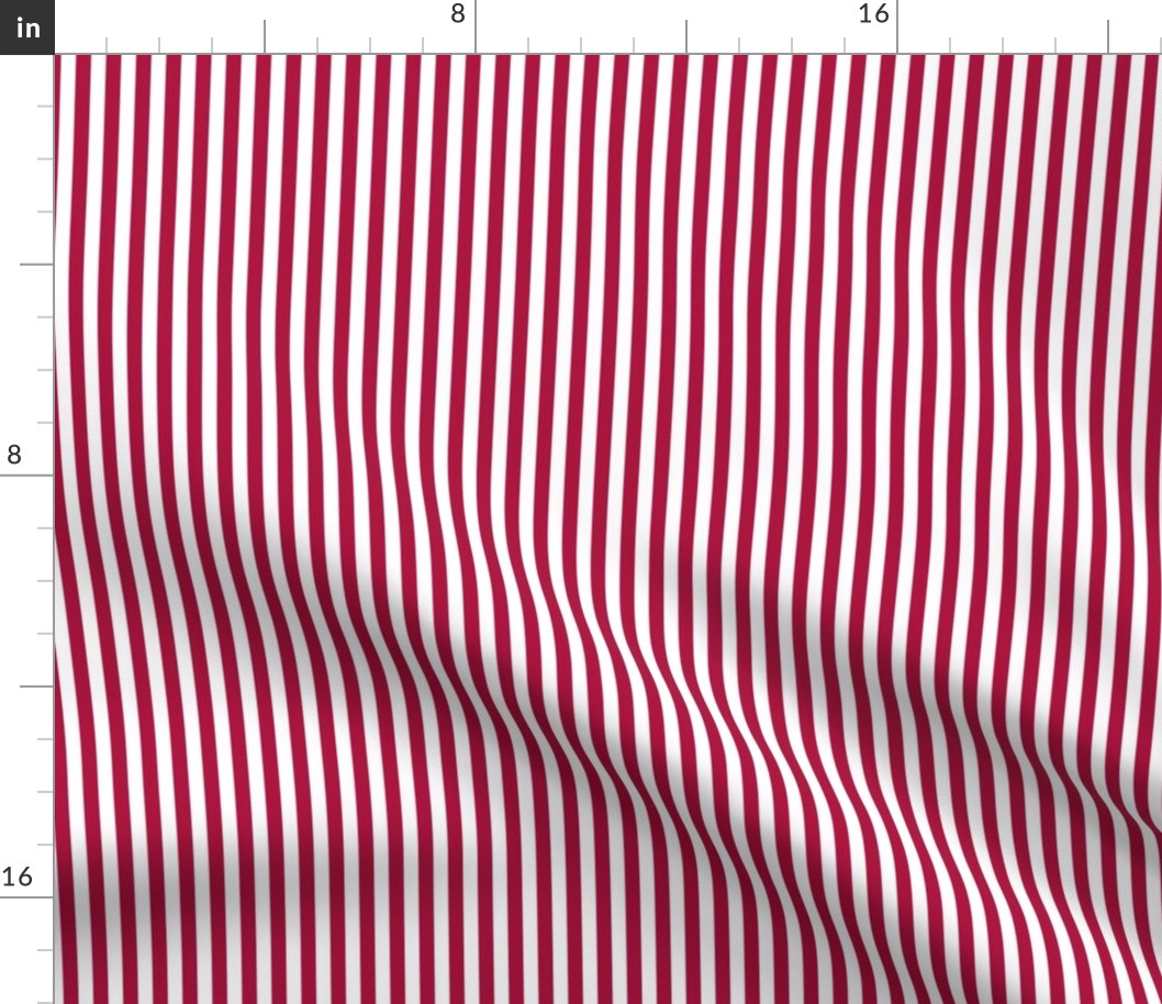 Stripes Vertical Deep Red