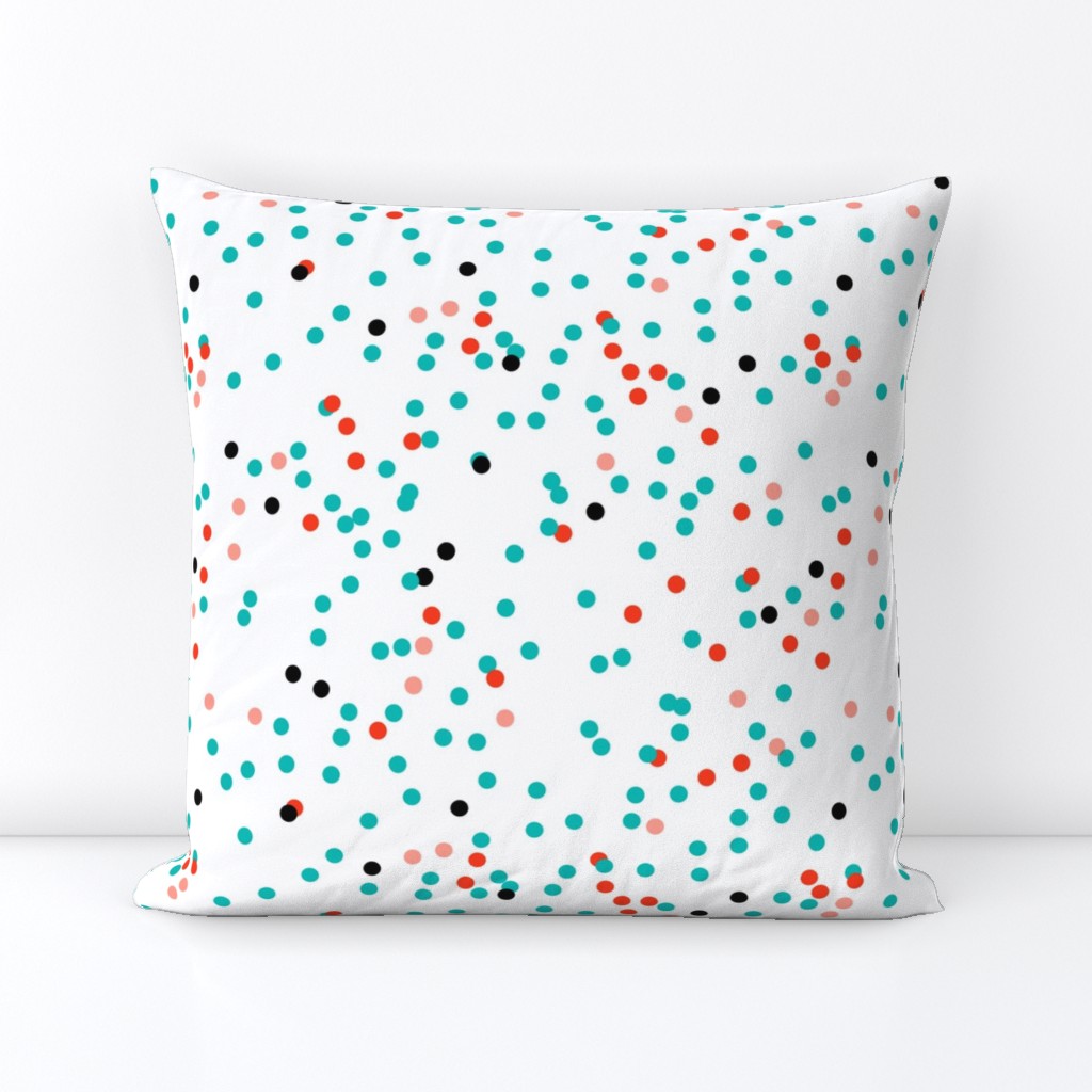 Fun-Fetti - Polka Dot White