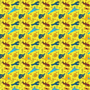 Crazy Fish - Yellow - Small