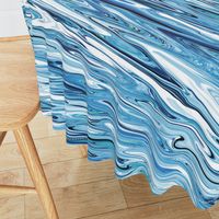 LQLK - Large - Liquid Lake Blue Marble - Crosswise