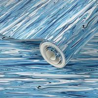 LQLK - Liquid Lake  Blue Marble, small, crosswise