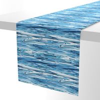 LQLK - Liquid Lake  Blue Marble, small, crosswise