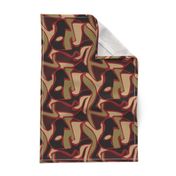 Olive & Red Camo - Large