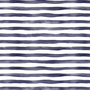 Navy watercolor stripes