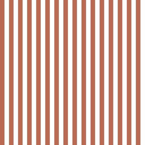 Stripes Vertical Terra Cotta