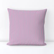 Stripes Vertical Pastel Pink and Blue - Classic Quarter Inch Line 