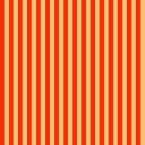 Stripes Vertical Red and Beige