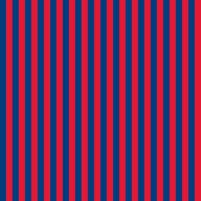 Stripes Vertical Red and Navy