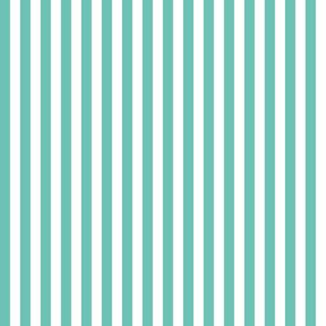 Stripes Vertical Light Turquoise