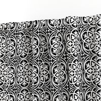 Moroccan Lattice Black and White