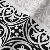 Moroccan Lattice Black and White