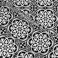 Moroccan Lattice Black and White