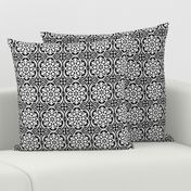 Moroccan Lattice Black and White