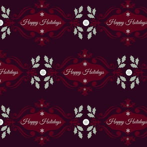 Happy Holidays in Red