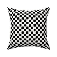 Checker Strokes Black on White