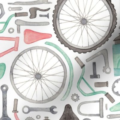 Bike Parts, Cycling Pattern!
