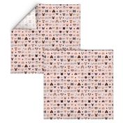 adopt don't shop dogs and cats  fabric pink