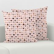 adopt don't shop dogs and cats  fabric pink