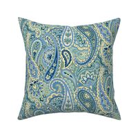 Ocean Blue Paisley