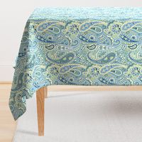 Ocean Blue Paisley