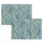 Ocean Blue Paisley