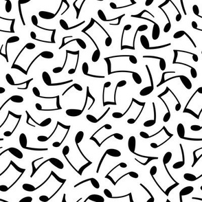 Music Notes White