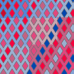 Lattice Blue and Orange