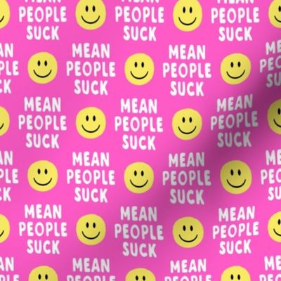(small scale) mean people suck - pink vertical