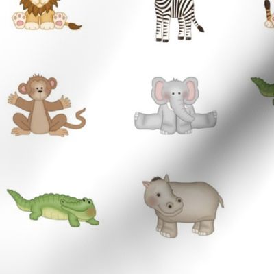 Safari Animals Baby Nursery
