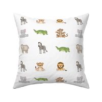 Safari Animals Baby Nursery