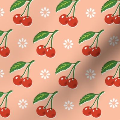 Cherry Bomb* (Peach Halves) || minimalist cherries