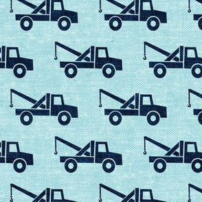 tow trucks (blue on blue) W 