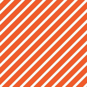 Diagonal Stripes, coral red