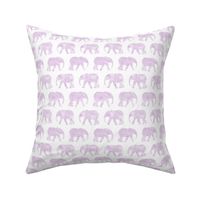 baby elephants - purple