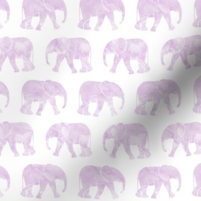 baby elephants - purple