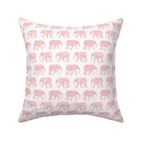 baby elephants - pink