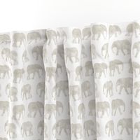 baby elephants - beige