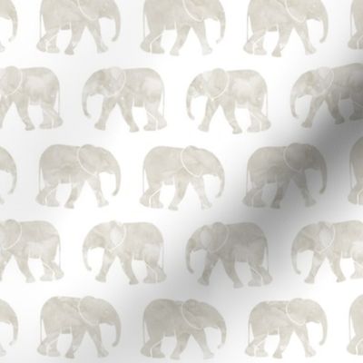 baby elephants - beige
