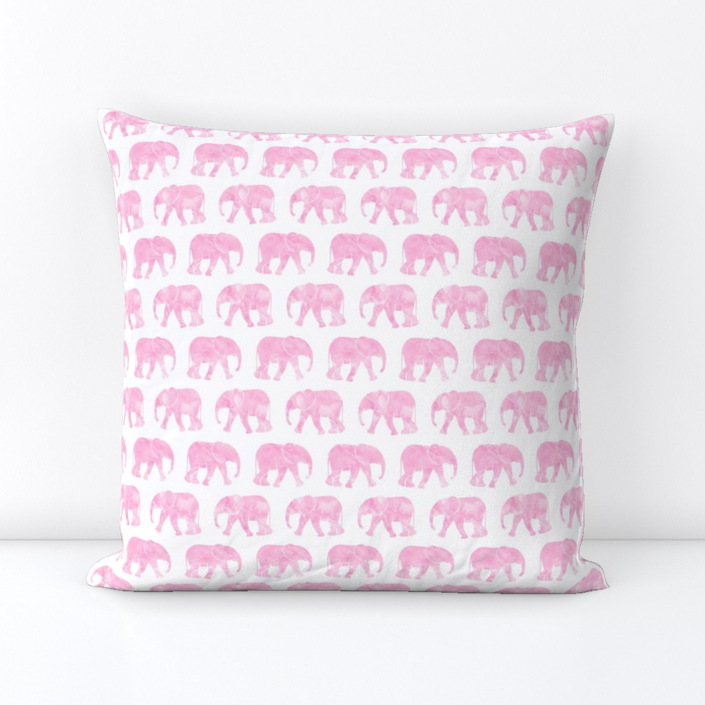  baby elephants - bubble gum pink