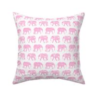  baby elephants - bubble gum pink