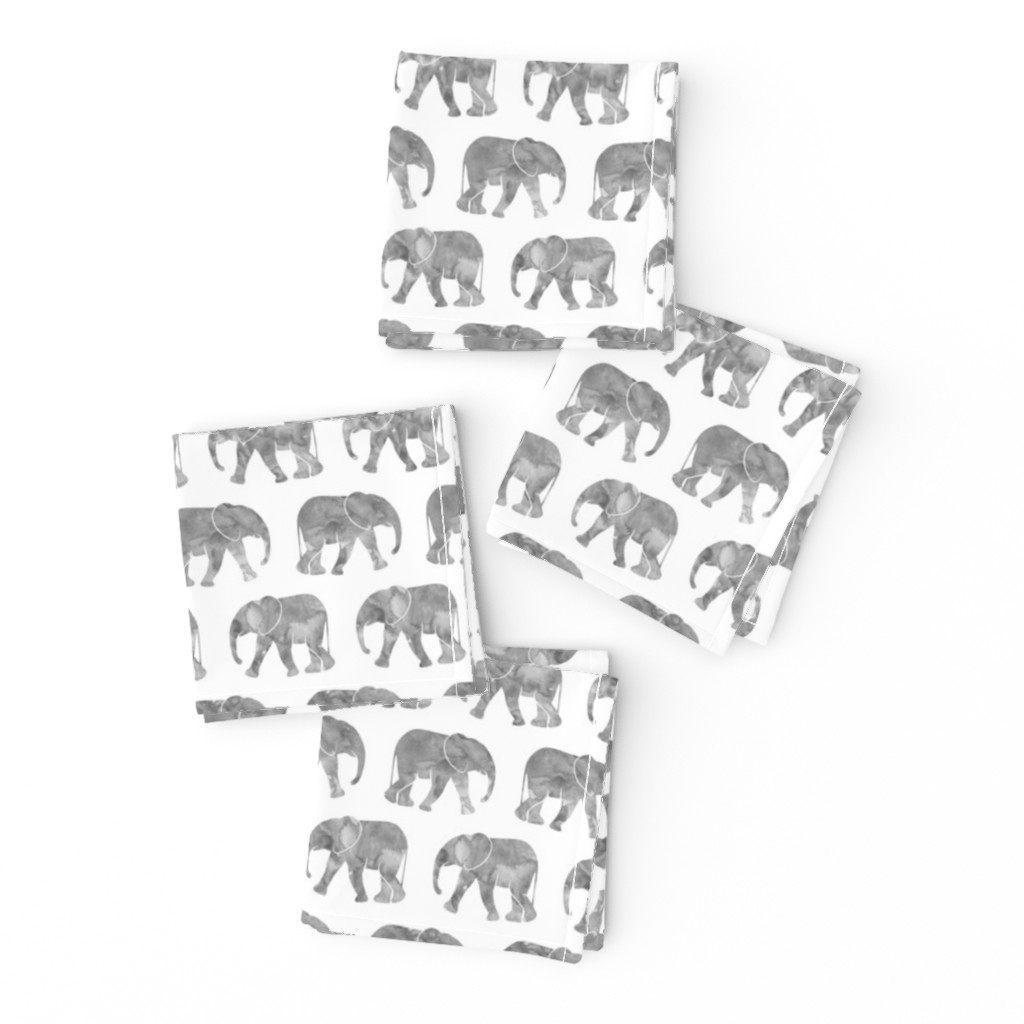 baby elephants - grey