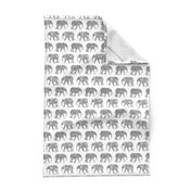 baby elephants - grey