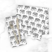 baby elephants - grey