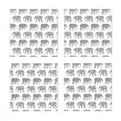 baby elephants - grey