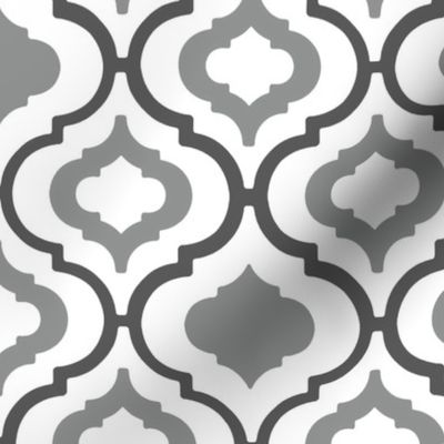 Moroccan Grey Tile - Medium