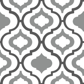 Moroccan Grey Tile - Medium