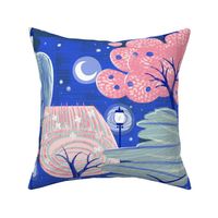 Night Time In The Park M+M Cobalt by Friztin 
