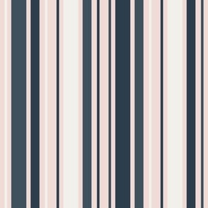 Stripes | pink-navy | Small